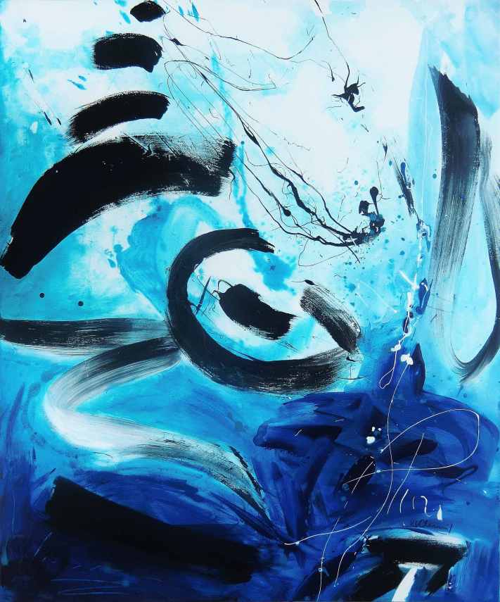 No. 355 Acrylic on canvas 120x 100 cm