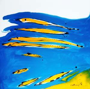 No. 362 Acrylic on canvas 80x 80 cm