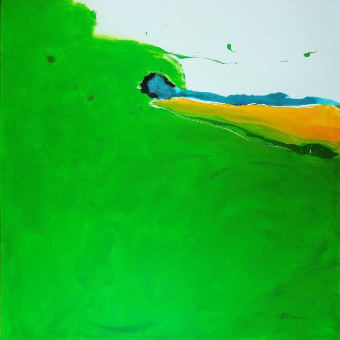 No. 377 Acrylic on canvas 100x 100 cm