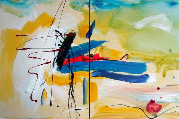 DIPTYCHON "Sommer-Edition" 2 canvases